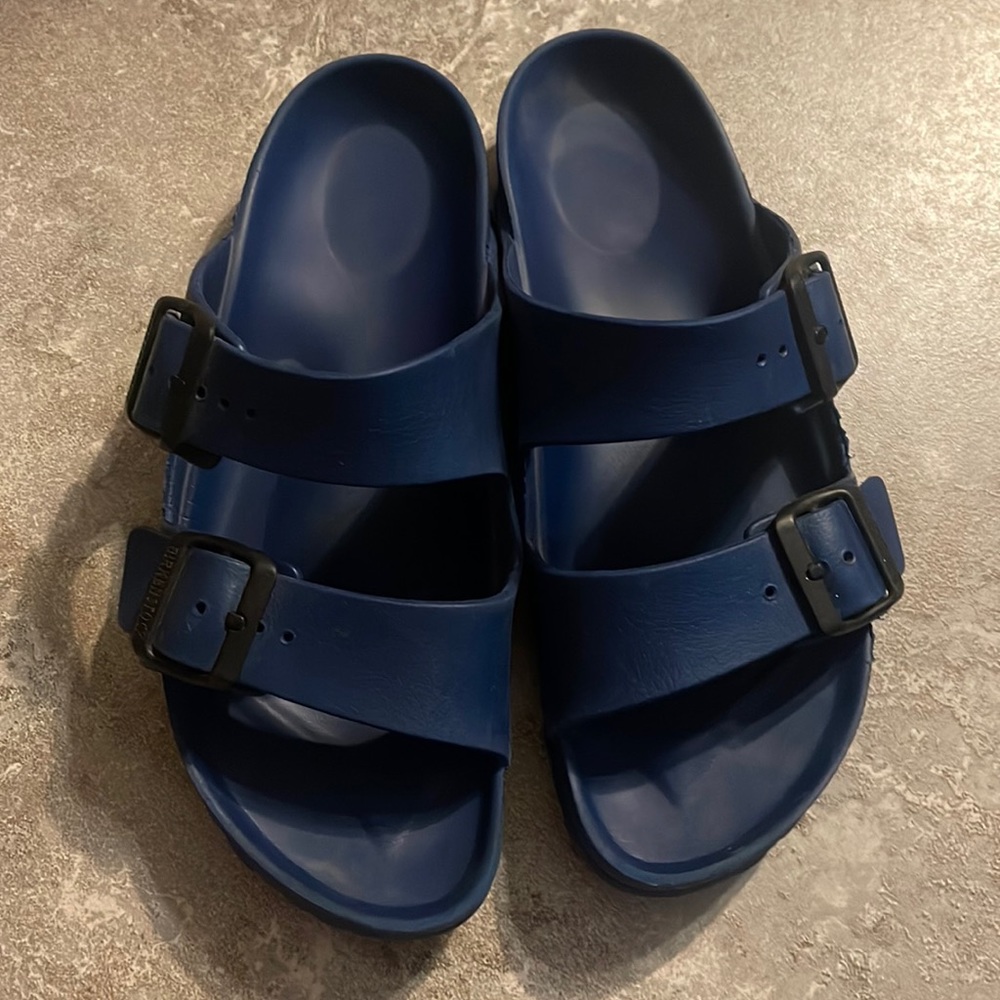 Navy Blue Rubber Birkenstock’s